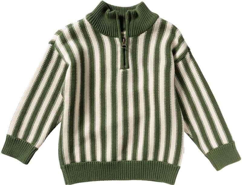 Your Wishes - Longsleeves - Katoenen Trui - Streep Print - Korte Rits