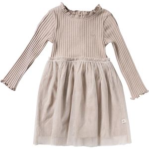 Your wishes - Winter Jurk - Grijs - Rib - Gebreid