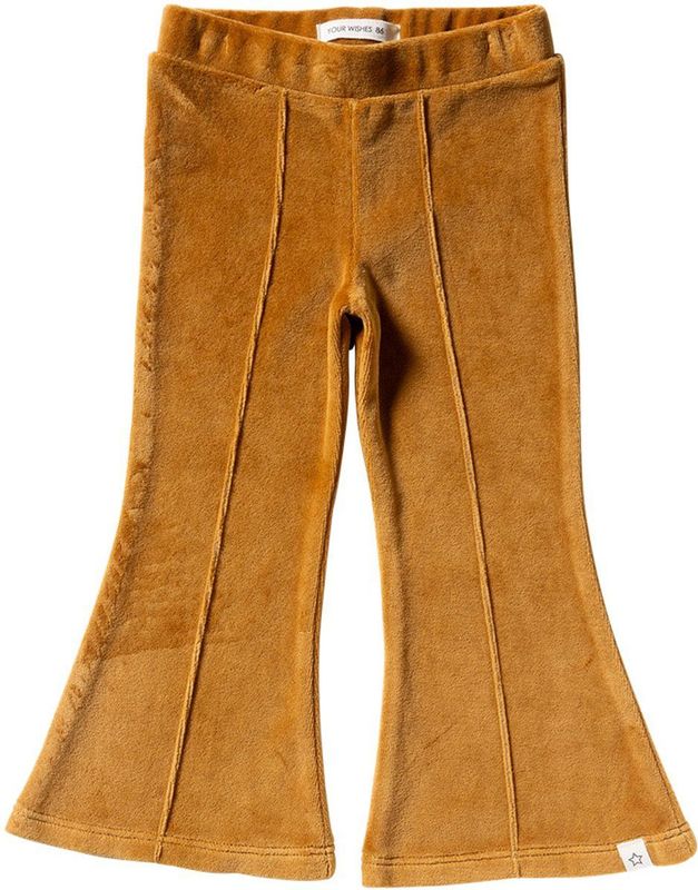 Your Wishes - Flared Broek - Camel - 100% Katoen