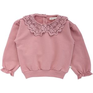 Your Wishes - French Knit Crochet Sweater - Roze - Hoodie - Vest