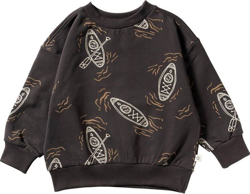 Your Wishes - Canoe Relaxed Sweater - Donkergrijs - Hoodie