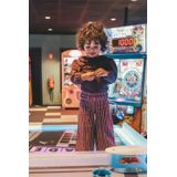 Your Wishes - Winner Stripes Wide Leg Pants - Paars - Broek - Meisjes