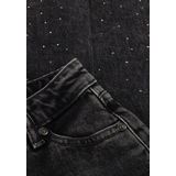 Your Wishes - Stretch Denim Wide Leg Glitter Jeans - Antraciet - Broek