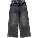 Your Wishes - Stretch Denim Wide Leg Glitter Jeans - Antraciet - Broek