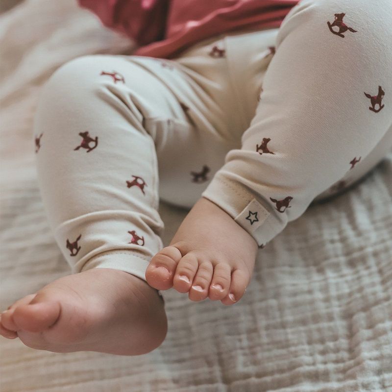 Horse - Fitted Legging - Zacht - Hobbelpaard Print