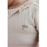 Your Wishes - Romper - Katoen - Lange Mouwen - Ronde Hals - Ruches