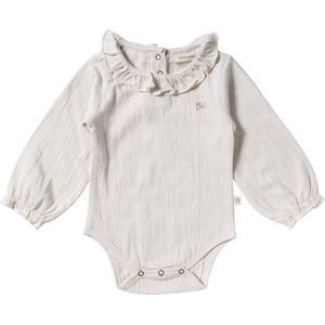 Your Wishes - Romper - Katoen - Lange Mouwen - Ronde Hals - Ruches