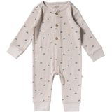 Mini Waffle - Onesie - Beige - Jumpsuit voor Jongens - Maat 50 t/m 74