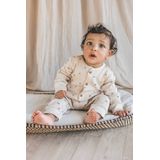 Mini Waffle - Onesie - Beige - Jumpsuit voor Jongens - Maat 50 t/m 74