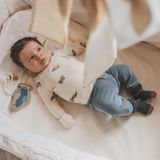 Your Wishes - Knitted Denim - Joggingbroek - Denim - Relaxte Pasvorm