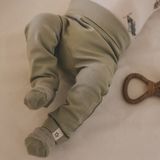 Your Wishes - Newborn Collectie - Babysokjes - Groen met Streepjes en Blauw met Bruine Vlakken - 2-pack