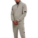 Malelions Pocket Quarter Zip Trui Mannen