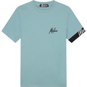 Malelions Captain T-Shirt 2 0 Light Blue Black