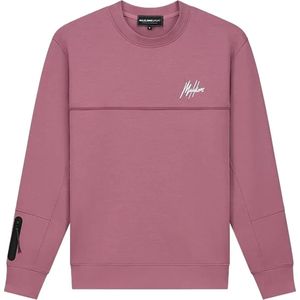 Malelions sport counter sweater in de kleur roze