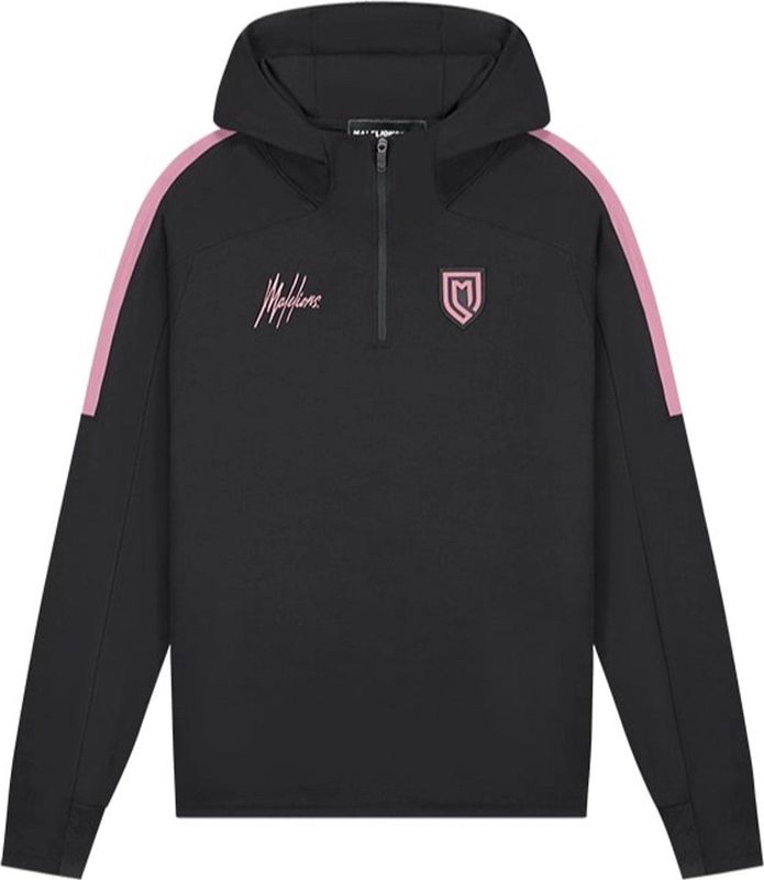 Malelions sport fielder hoodie in de kleur zwart