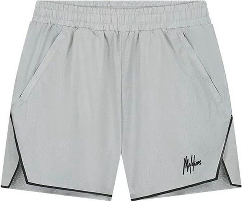 Malelions Sport Active Mesh Shorts Light Grey
