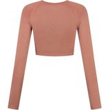 Malelions - Sport Seamless Crop Top - Rood - 93% Nylon 7% Elastaan