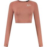 Malelions - Sport Seamless Crop Top - Rood - 93% Nylon 7% Elastaan