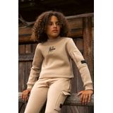 Malelions - Sweatpants - Beige - Cargo - Maat 152/12J