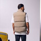 Malelions bodywarmer crinkle padded vest maat XS