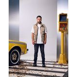 Malelions bodywarmer crinkle padded vest maat XS