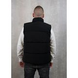Malelions - Crinkle Padded Vest - Zwart - Bodywarmer
