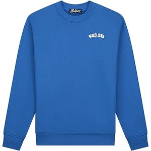 MALELIONS - Malelions men graffiti spray sweater - MM1-AW24 - 302 Cobalt blue