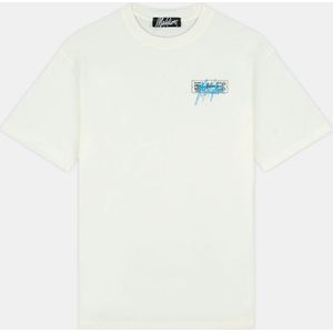 Malelions Oversized Ticket T-Shirt gebroken wit offwhite