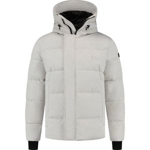 Malelions - Porter Parka - Licht Grijs - Winterjas