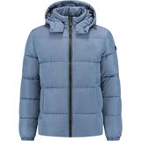 Malelions donn puffer jacket in de kleur blauw