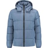 Malelions donn puffer jacket in de kleur blauw