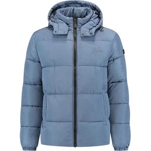 Malelions donn puffer jacket in de kleur blauw