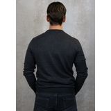 Gebreide Trui - Donker Grijs - 52% Viscose 28% Elastaan 20% Polyamide