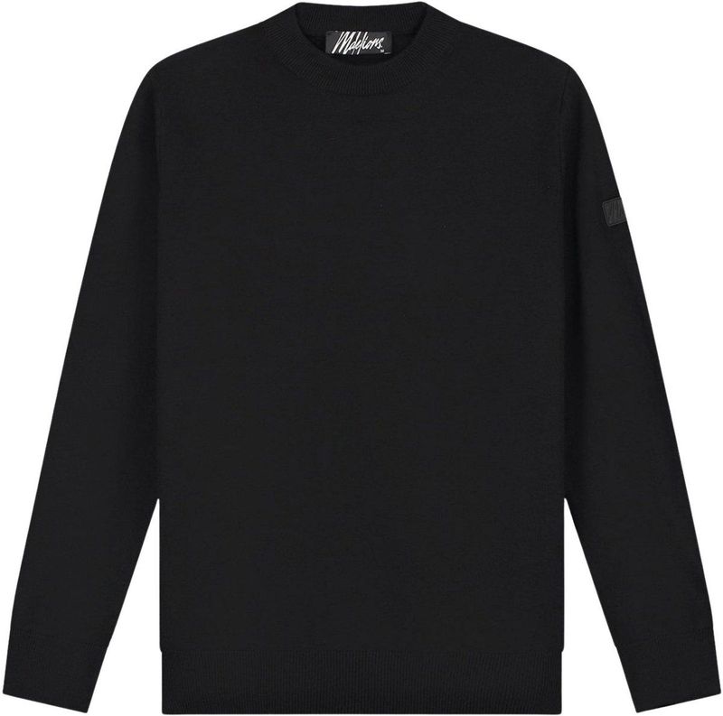 Malelions Knitted Crewneck Sweater Heren