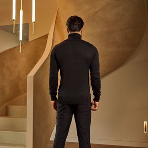 Malelions - Knitted Turtleneck - Gebreide Trui - Zwart