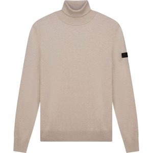 Malelions Knitted Turtleneck Sweater Heren