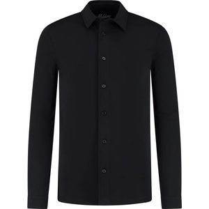 Malelions - mm3-aw24-15 - Casual Shirt - Zwart - 95% Katoen, 5% Elastaan, Lange Mouw