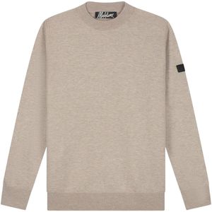 Malelions Knitted Crewneck Sweater Heren