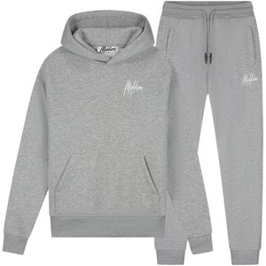 Malelions signature tracksuit in de kleur grijs