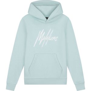 Malelions - Hoodie - Lichtblauw - Katoen - Capuchon met Kangoeroe Zak