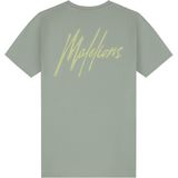 Malelions Kids Striped Signature T-Shirt - Agave Green 4