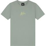 Malelions Kids Striped Signature T-Shirt - Agave Green 4