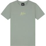 Malelions - Zomer T-shirt - Agave Groen - Signature - Gestreept