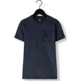 Malelions - Nylon Pocket T-Shirt - Marine - Kinderen