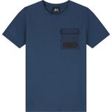 Malelions - Nylon Pocket T-Shirt - Marine - Kinderen