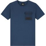 Malelions - Nylon Pocket T-Shirt - Marine - Kinderen