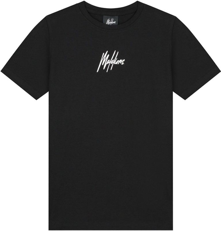 Malelions T-shirt Zwart - Fotoprint - Ronde Hals - Junior