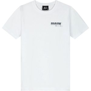 Malelions Zomer t-shirt jongens - wit - Paradise