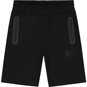 Malelions Korte Broek - Zwart en Grijs - Comfortabele Sweatshort