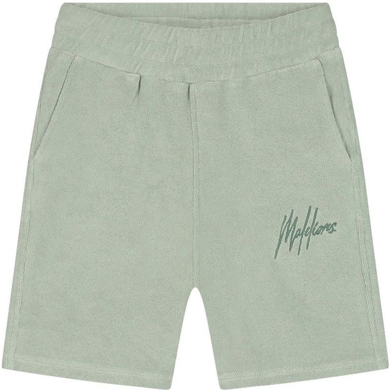 Malelions Towelling Shorts Broeken Jongens - Groen - Maat 104